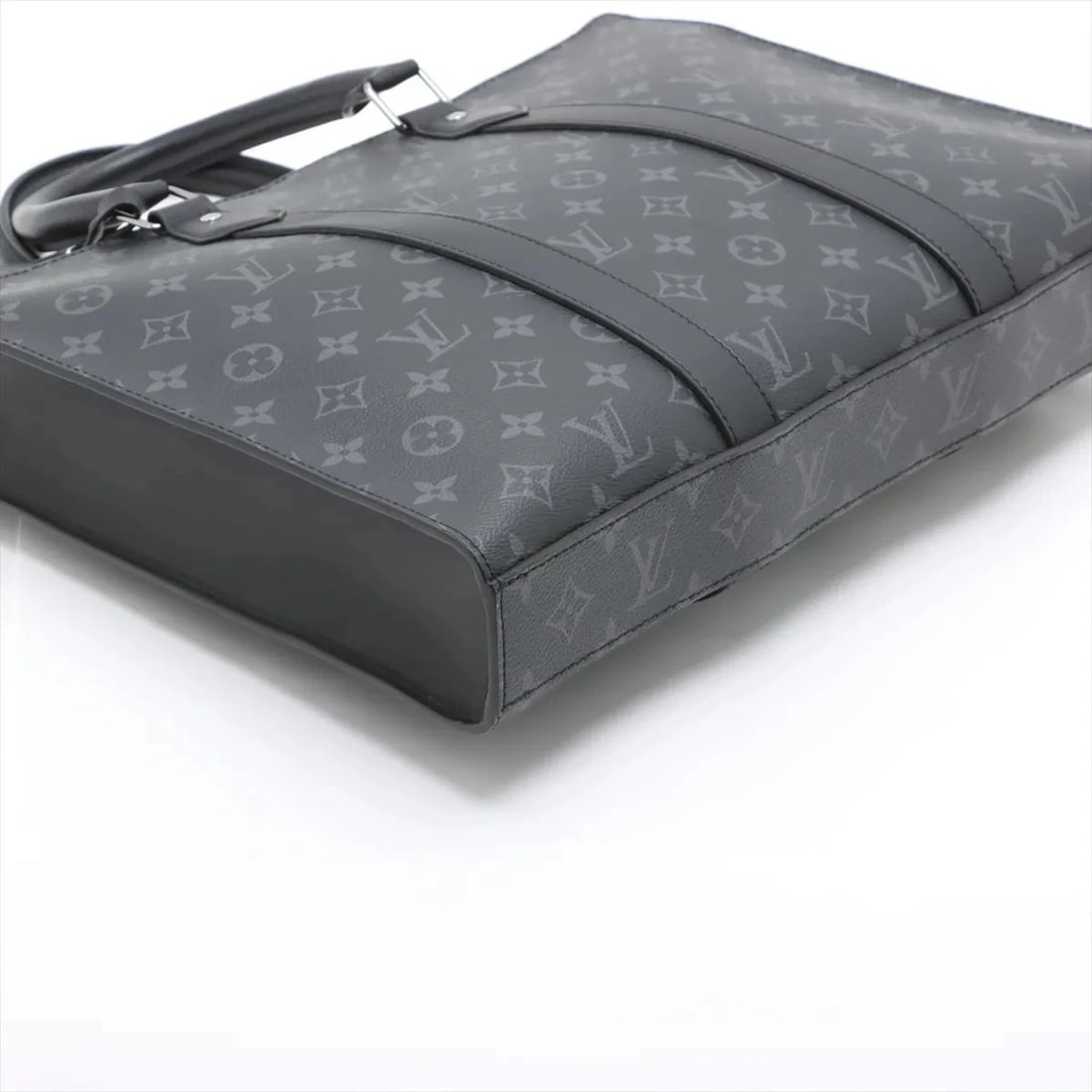 LOUIS VUITTON MONOGRAM ECLIPSE SAC PLAT HORIZONTAL ZIP - 4