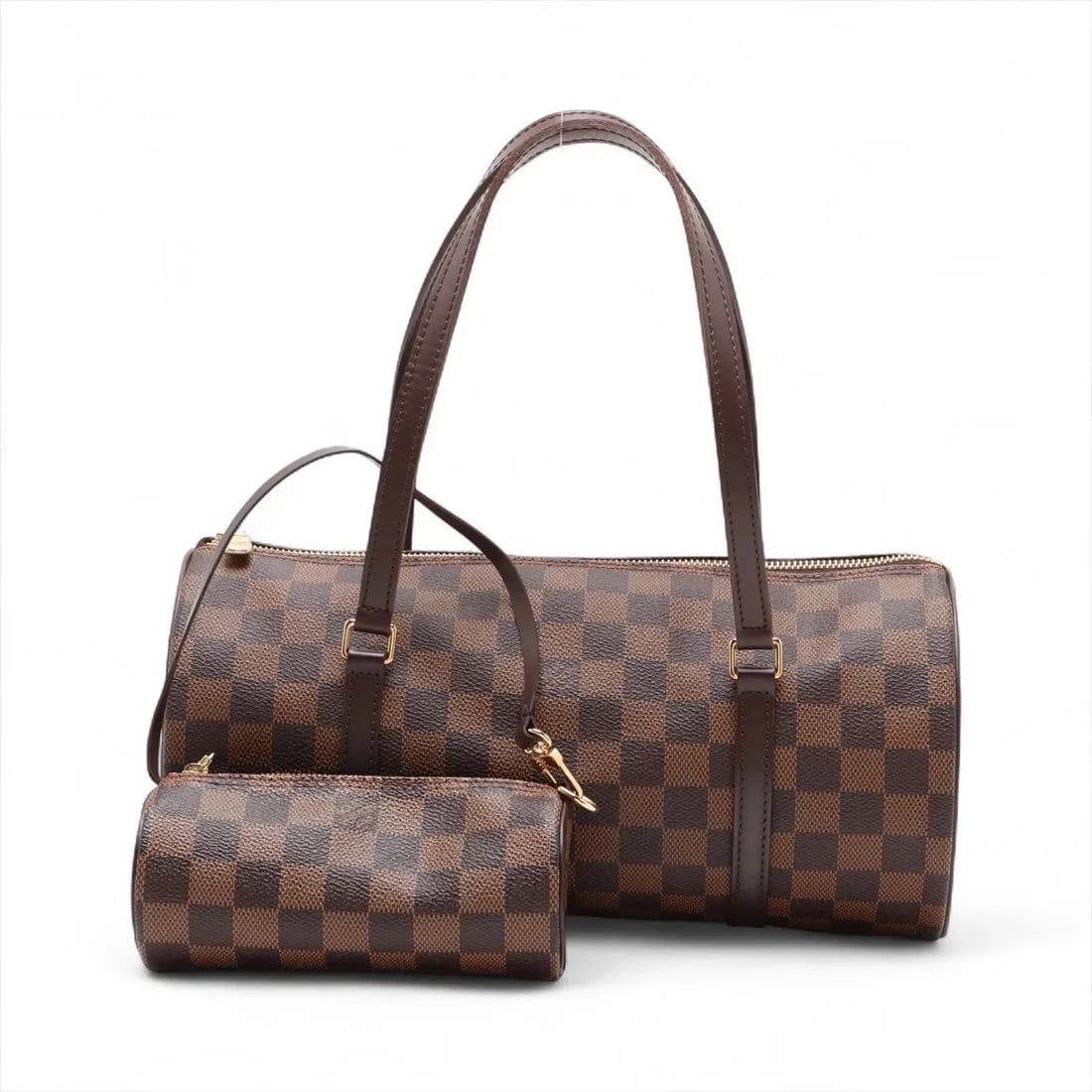 LOUIS VUITTON DAMIER PAPILLON: Louis Vuitton Damier Papillon Brand: Louis Vuitton Type/Style: Top Handle Bag Material: None Color: Brown Size: Height:5.7inchLength:11.8inchDepth:5.7inch Accessories: None Accessories Not
