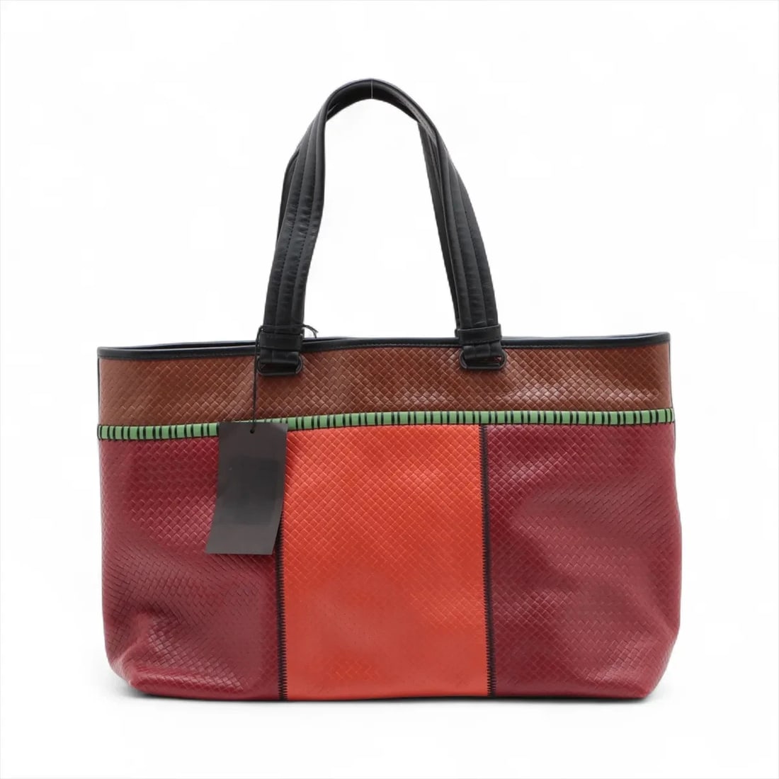 BOTTEGA VENETA LEATHER TOTE BAG: Bottega Veneta Leather Tote bag Brand: Bottega Veneta Type/Style: Tote Bag Material: Leather Color: Multicolor Size: Height:11.0inchLength:15.7inchDepth:6.3inch Accessories: None Accessories Notice:
