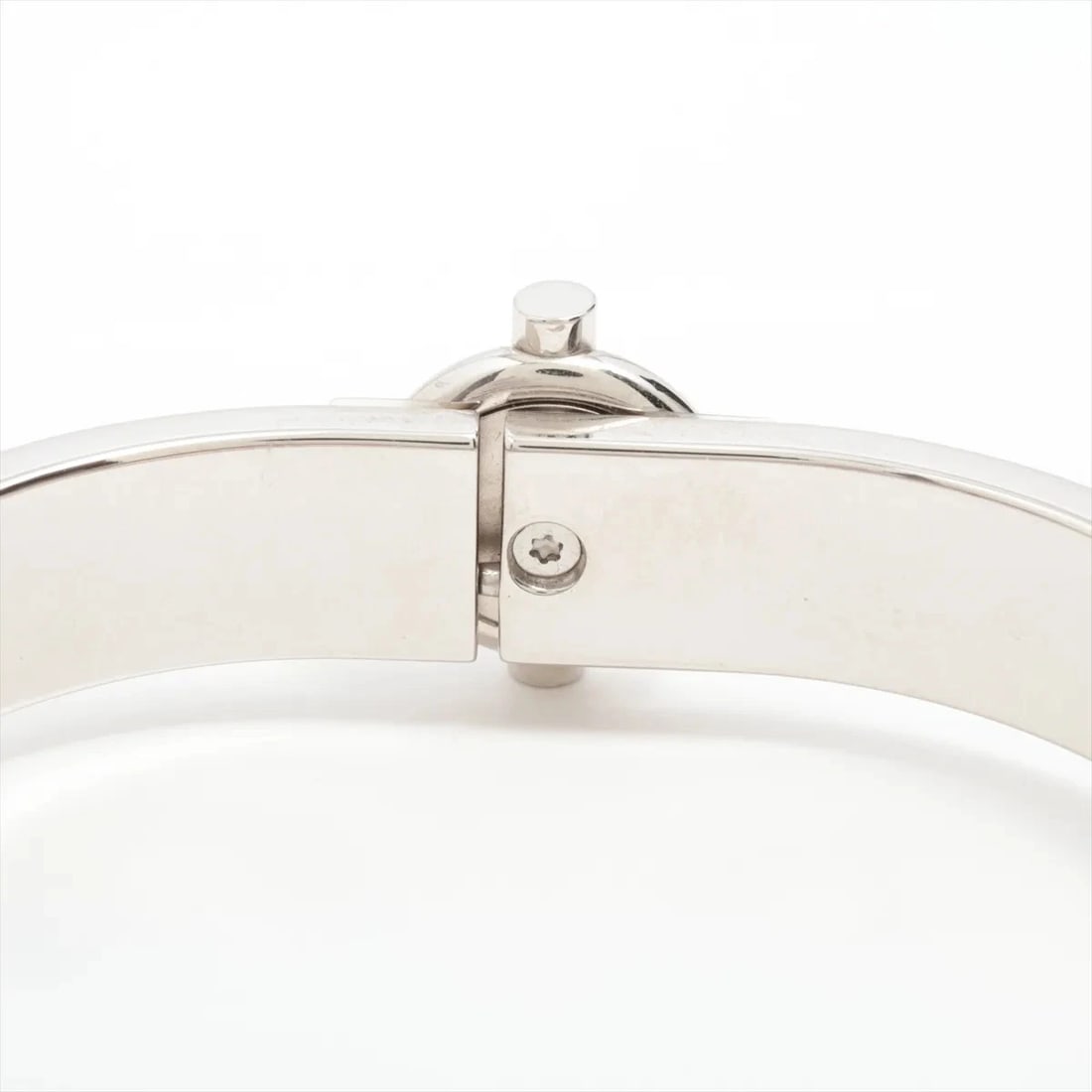 HERMES BANGLE GP SILVER X GREEN - 3