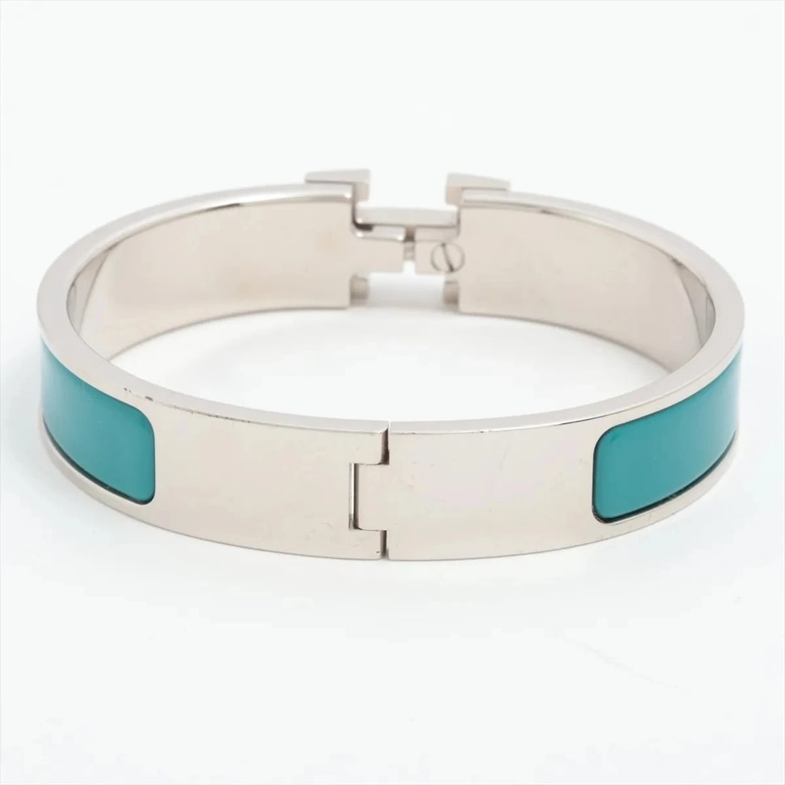 HERMES BANGLE GP SILVER X BLUE - 2