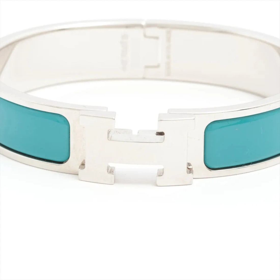 HERMES BANGLE GP SILVER X BLUE - 3