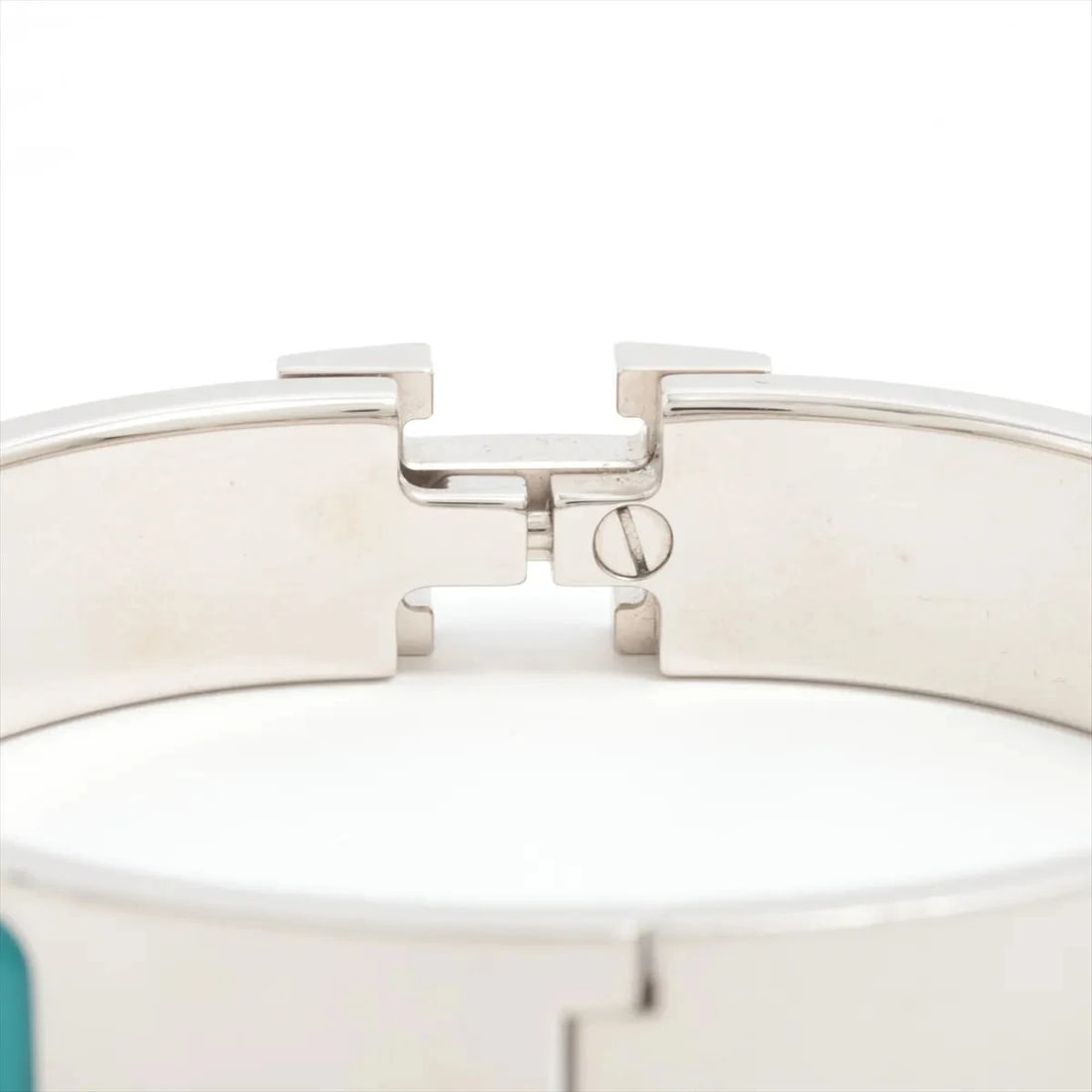 HERMES BANGLE GP SILVER X BLUE - 4