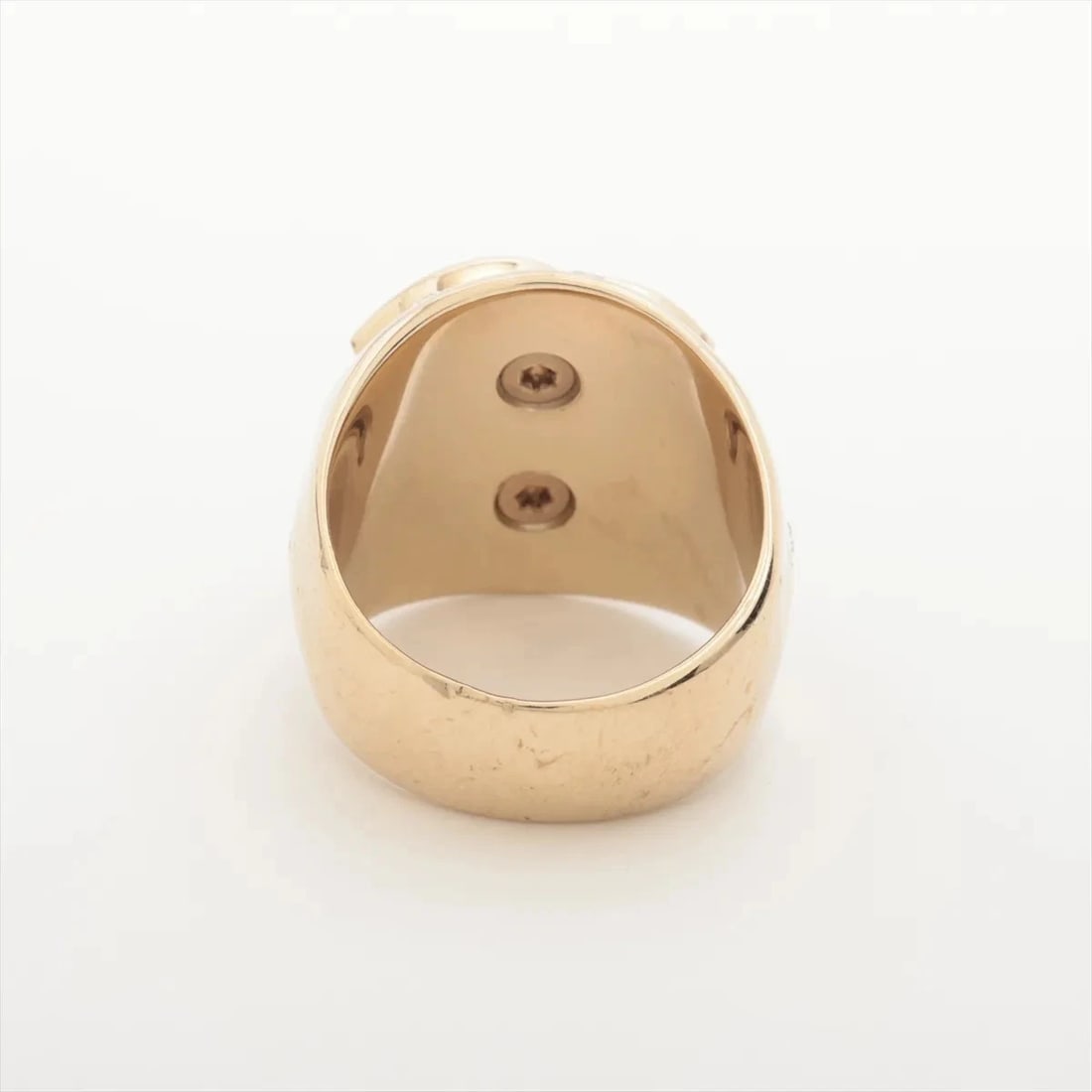 CHANEL COCO MARK RING GP?RHINESTONE GOLD - 2