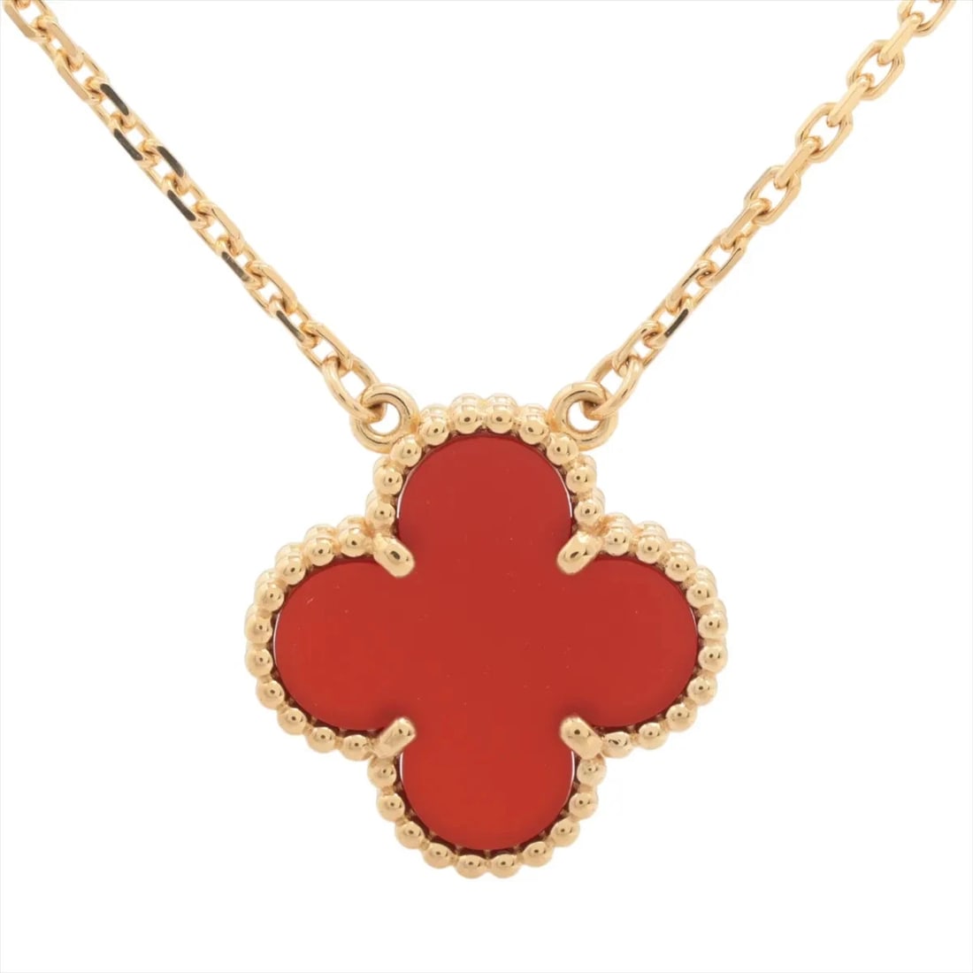 VAN CLEEF & ARPELS NECKLACE 750(YG): Van Cleef & Arpels Necklace 750(YG) Brand: Van Cleef & Arpels Type/Style: Necklace Material: 750(YG), Color: Yellow Gold Size: Size(CM) Chain length:42.2 Accessories: None Accessories Noti
