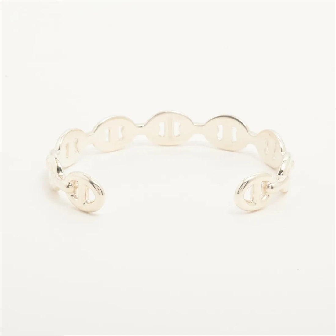 HERMES BANGLE 925 SILVER: Hermes Bangle 925 Silver Brand: Hermes Type/Style: Bracelet Material: 925, Color: Silver Size: Size(CM) Bracelet length:16 Accessories: None Accessories Notice: When purchasing pre-owned goods,
