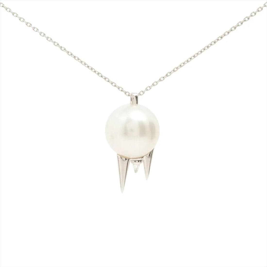 TASAKI DANGER ICICLES PEARL DIAMOND NECKLACE 750(WG): TASAKI Danger Icicles Pearl diamond Necklace 750(WG) Brand: TASAKI Type/Style: Necklace Material: 750WG, Color: White Gold Size: Size(CM) Chain length:50.5 Accessories: None Accessories Notice: When