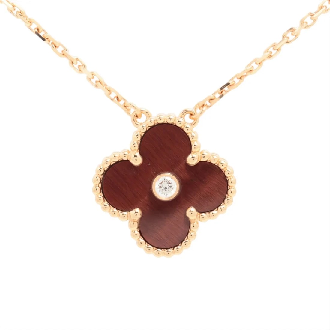 VAN CLEEF & ARPELS DIAMOND NECKLACE 750(PG): Van Cleef & Arpels diamond Necklace 750(PG) Brand: Van Cleef & Arpels Type/Style: Necklace Material: 750(PG), Color: Pink Gold Size: Size(CM) Chain length:42.4 Accessories: None Accessorie