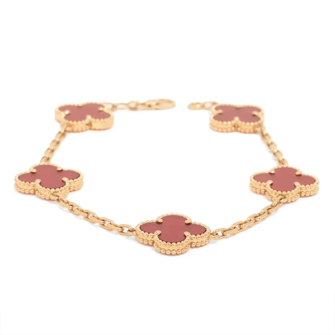 VAN CLEEF & ARPELS BRACELET 750(YG): Van Cleef & Arpels Bracelet 750(YG) Brand: Van Cleef & Arpels Type/Style: Bracelet Material: 750(YG), Color: Yellow Gold Size: Size(CM) Bracelet length:20 Accessories: None Accessories Not