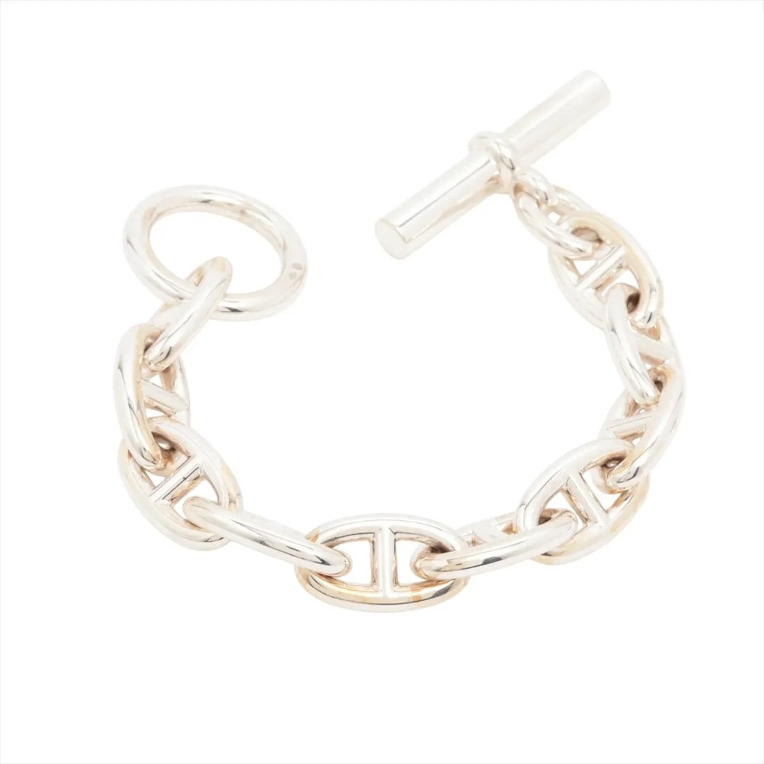 HERMES BRACELET 925SILVER: Hermes Bracelet 925silver Brand: Hermes Type/Style: Bracelet Material: 925, Color: Silver Size: Size(CM) Bracelet length:13 Accessories: None Accessories Notice: When purchasing pre-owned goods,