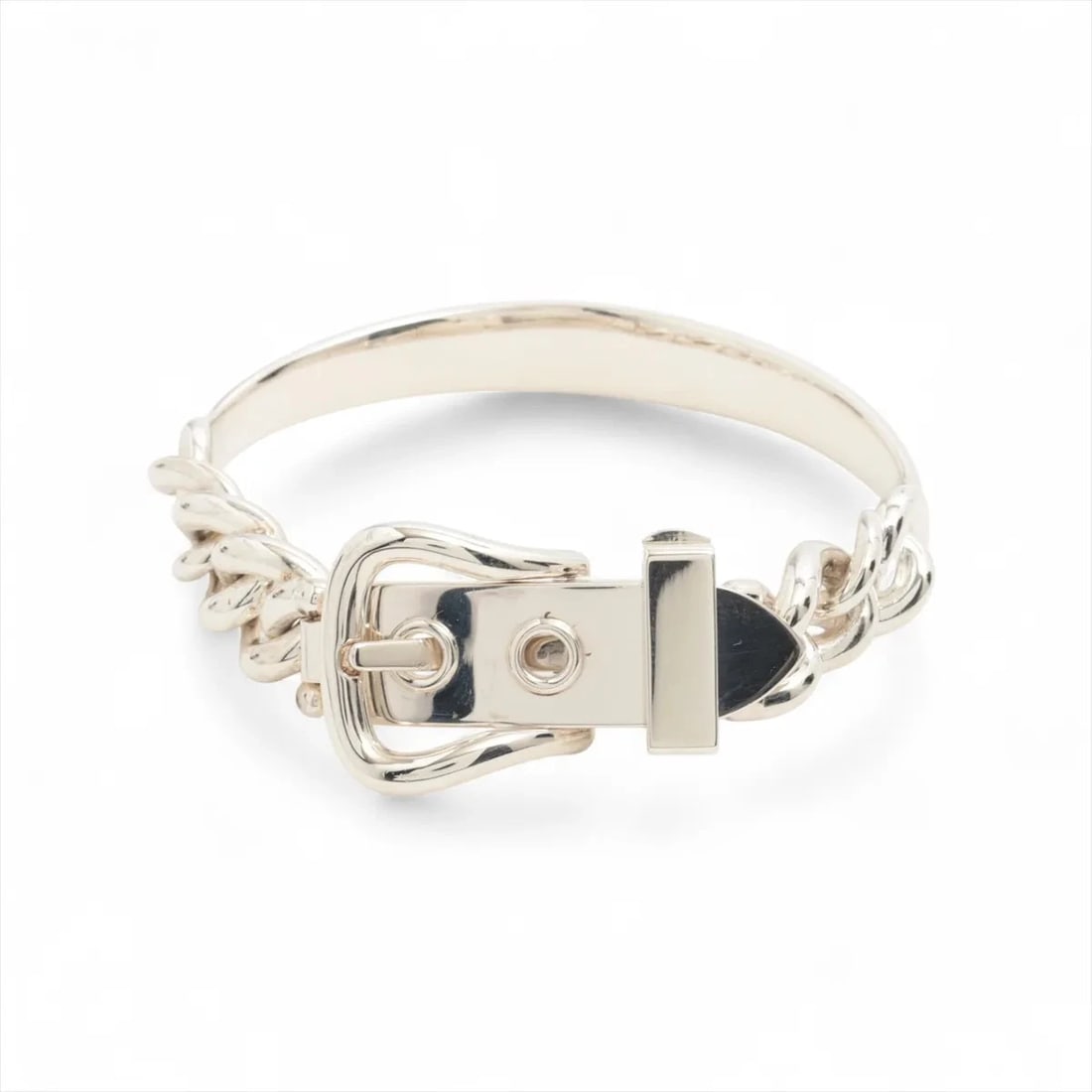 HERMES BRACELET 925 SILVER: Hermes Bracelet 925 Silver Brand: Hermes Type/Style: Bracelet Material: 925, Color: Silver Size: Size(CM) Bracelet length:15 Accessories: None Accessories Notice: When purchasing pre-owned goods,