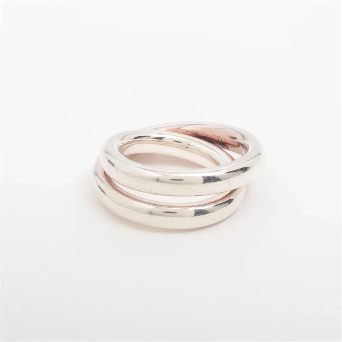 HERMES VERTIGES RING 925 SILVER: Hermes Vertiges Ring 925 Silver Brand: Hermes Type/Style: Ring Material: 925, Color: Silver Size: 6.75 - 7 US Accessories: None Accessories Notice: When purchasing pre-owned goods, please refer to