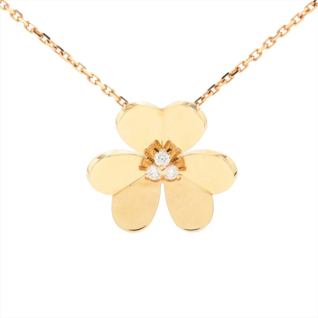 VAN CLEEF & ARPELS FRIVOLE LARGE DIAMOND NECKLACE 750(YG): Van Cleef & Arpels Frivole Large diamond Necklace 750(YG) Brand: Van Cleef & Arpels Type/Style: Necklace Material: 750(YG), Color: Yellow Gold Size: Size(CM) Chain length:41.7 Accessories: None
