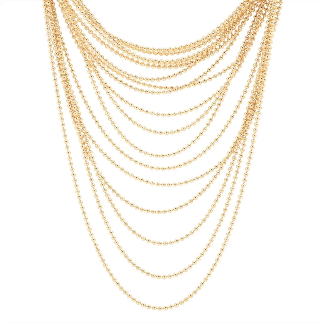 CARTIER NOUVELLE VAGUE NECKLACE 750(YG): Cartier Nouvelle Vague Necklace 750(YG) Brand: Cartier Type/Style: Necklace Material: 750(YG), Color: Yellow Gold Size: Size(CM) Chain length:35.4 Accessories: None Accessories Notice: Whe