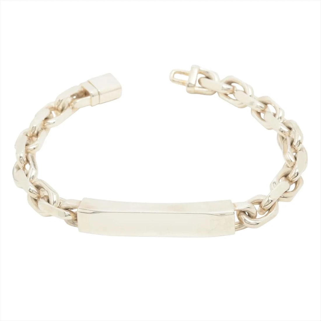 TIFFANY ID BRACELET 925 SILVER: Tiffany ID Bracelet 925 Silver Brand: Tiffany Type/Style: Bracelet Material: 925, Color: Silver Size: Size(CM) Bracelet length:16.5 Accessories: None Accessories Notice: When purchasing pr