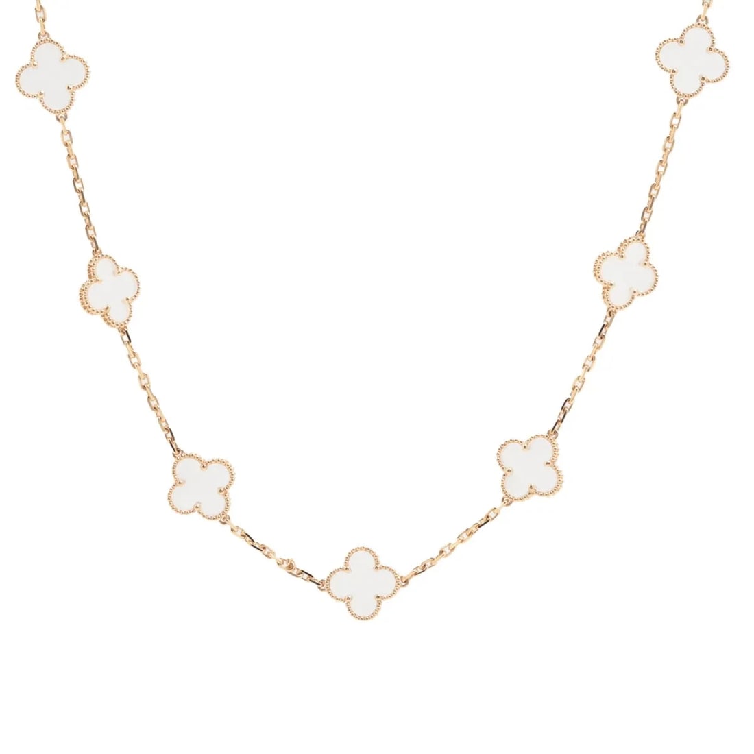 VAN CLEEF & ARPELS NECKLACE 750(YG): Van Cleef & Arpels Necklace 750(YG) Brand: Van Cleef & Arpels Type/Style: Necklace Material: 750(YG), Color: Yellow Gold Size: Size(CM) Chain length:86 Accessories: None Accessories Notice