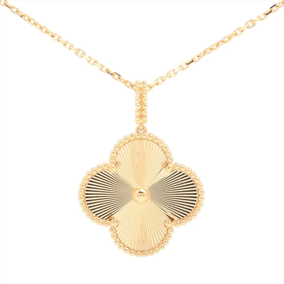 VAN CLEEF & ARPELS NECKLACE 750(YG): Van Cleef & Arpels Necklace 750(YG) Brand: Van Cleef & Arpels Type/Style: Necklace Material: 750(YG), Color: Yellow Gold Size: Size(CM) Chain length:90.5 Accessories: None Accessories Noti
