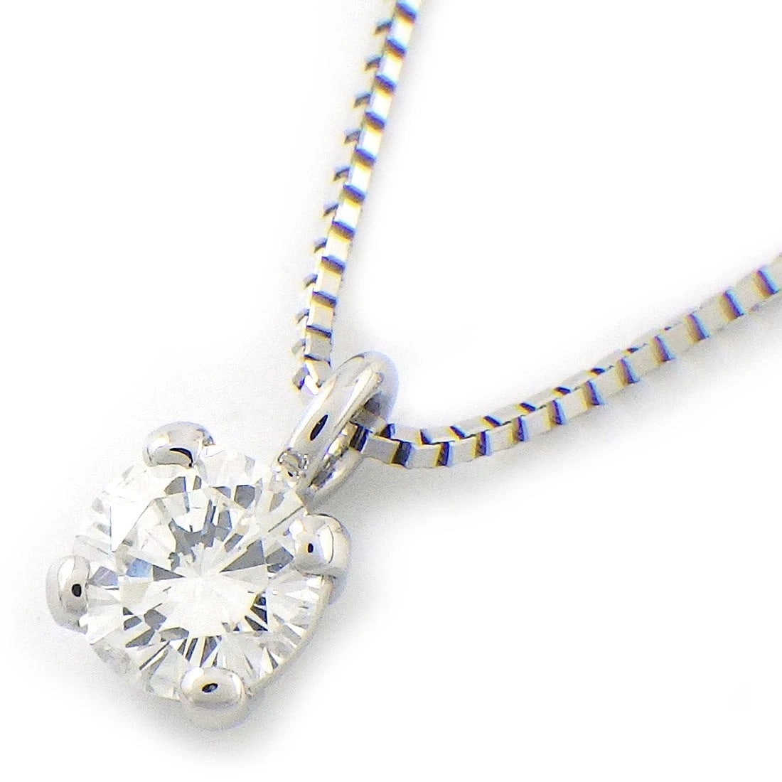 FINE JEWELRY NECKLACE DIAMOND PT900 PT850: Fine Jewelry Necklace Diamond PT900 PT850 Brand: Fine Jewelry Type/Style: Necklace Material: PT900 Platinum,PT850 Platinum, Main Stone Natural Color: Silver Size: Chain Length(Maximum): 17.79"(inches)