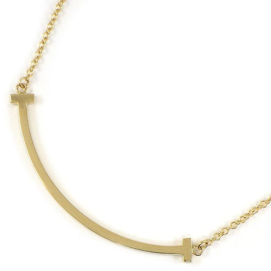 TIFFANY & CO. NECKLACE 750(18K) YELLOW GOLD: Tiffany & Co. Necklace 750(18K) Yellow Gold Brand: Tiffany & Co. Type/Style: Necklace Material: 750(18K) Yellow Gold, Color: Yellow Gold Size: Chain Length : 15.90" & 17.95"(inches) / 40.4cm & 45.6cmP