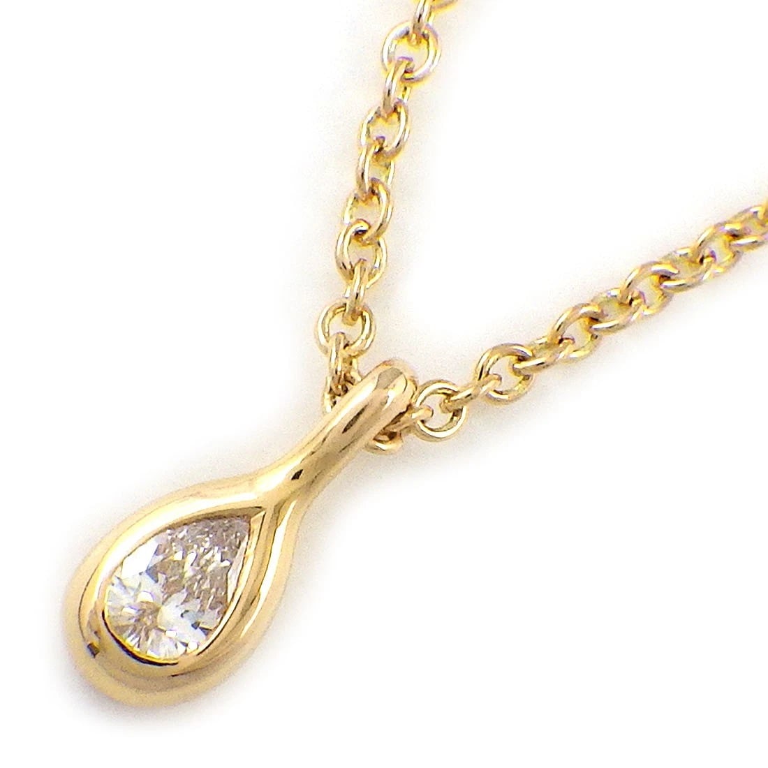 TIFFANY & CO. NECKLACEDIAMOND 750RG: Tiffany & Co. NecklaceDiamond 750RG Brand: Tiffany & Co. Type/Style: Necklace Material: 750(18K) Rose(Pink) Gold, Main Stone Natural Color: Rose(Pink) Gold Size: Chain Length : 15.98"(inches) / 40.6cm