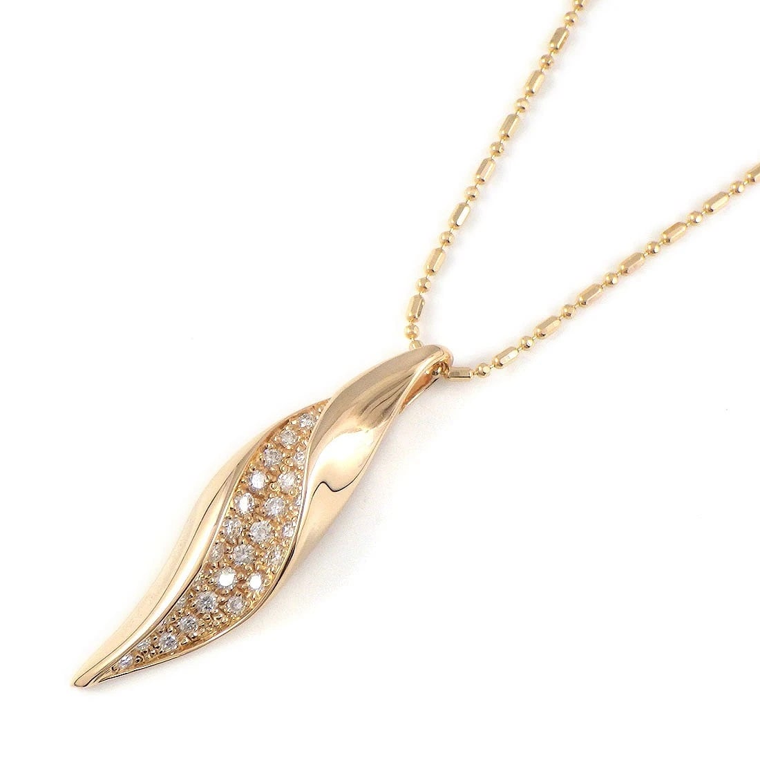 FINE JEWELRY NECKLACEDIAMOND 750(18K) ROSE(PINK) GOLD: Fine Jewelry NecklaceDiamond 750(18K) Rose(Pink) Gold Brand: Fine Jewelry Type/Style: Necklace Material: 750(18K) Rose(Pink) Gold, Main Stone Natural Color: Rose(Pink) Gold Size: Chain Length : 17.91"