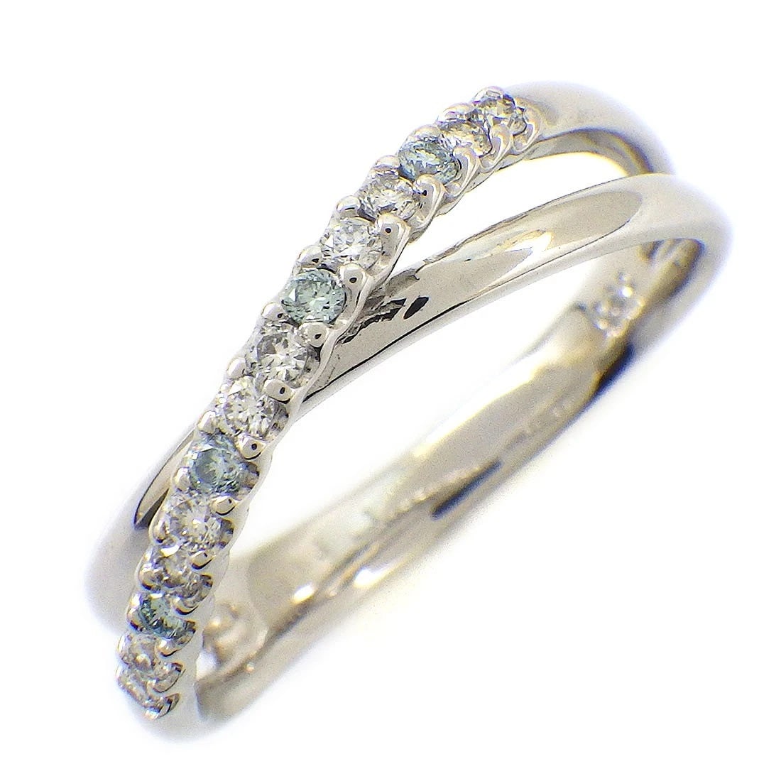 FINE JEWELRY DIAMOND 750(18K) WHITE GOLD (1 of 3)