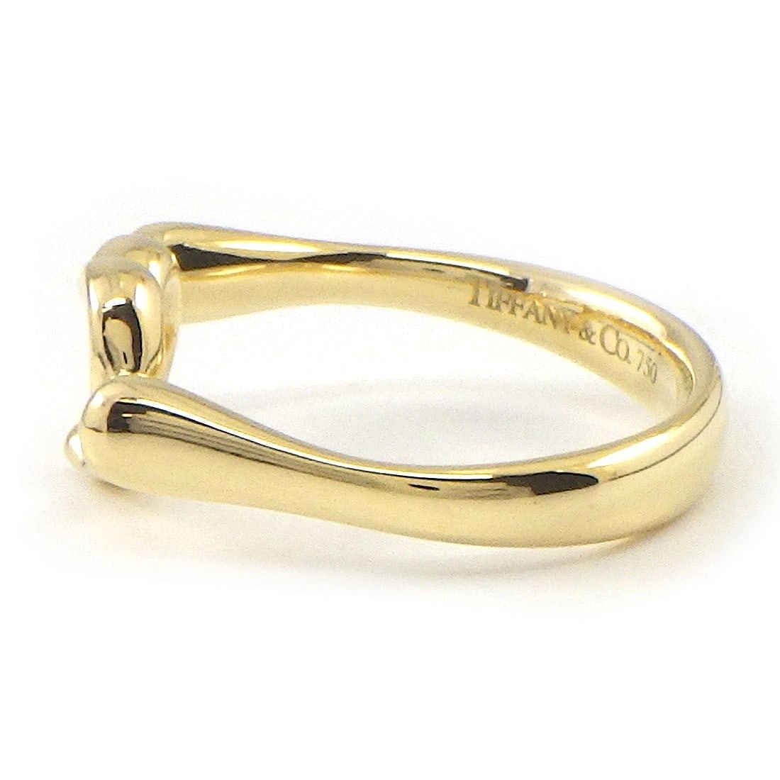TIFFANY & CO. RING DIAMOND 750(18K) YELLOW GOLD: Tiffany & Co. Ring Diamond 750(18K) Yellow Gold Brand: Tiffany & Co. Type/Style: Ring Material: 750(18K) Yellow Gold, Main Stone Natural Color: Yellow Gold Size: 5US Accessories: None Acce