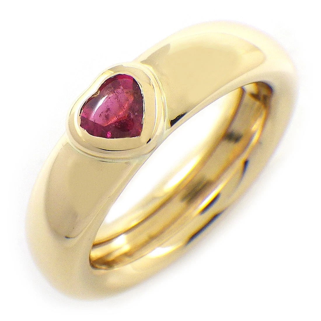 TIFFANY & CO. RING PINK TOURMALINE 750(18K) YELLOW GOLD: Tiffany & Co. Ring Pink Tourmaline 750(18K) Yellow Gold Brand: Tiffany & Co. Type/Style: Ring Material: 750(18K) Yellow Gold, Main Stone Pink Tourmaline Color: Yellow Gold Size: 5US Accessories: N