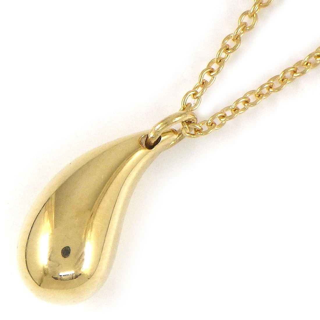 TIFFANY & CO. NECKLACE 750(18K) YELLOW GOLD: Tiffany & Co. Necklace 750(18K) Yellow Gold Brand: Tiffany & Co. Type/Style: Necklace Material: 750(18K) Yellow Gold, Color: Yellow Gold Size: Chain Length : 15.82"(inches) / 40.2cmPendant Top Size : 