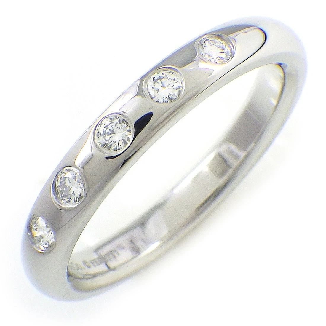 TIFFANY & CO. RING DIAMOND PT950: Tiffany & Co. Ring Diamond PT950 Brand: Tiffany & Co. Type/Style: Ring Material: PT950 Platinum, Main Stone Natural Color: Silver Size: 5US Accessories: None Accessories Notice: When purch
