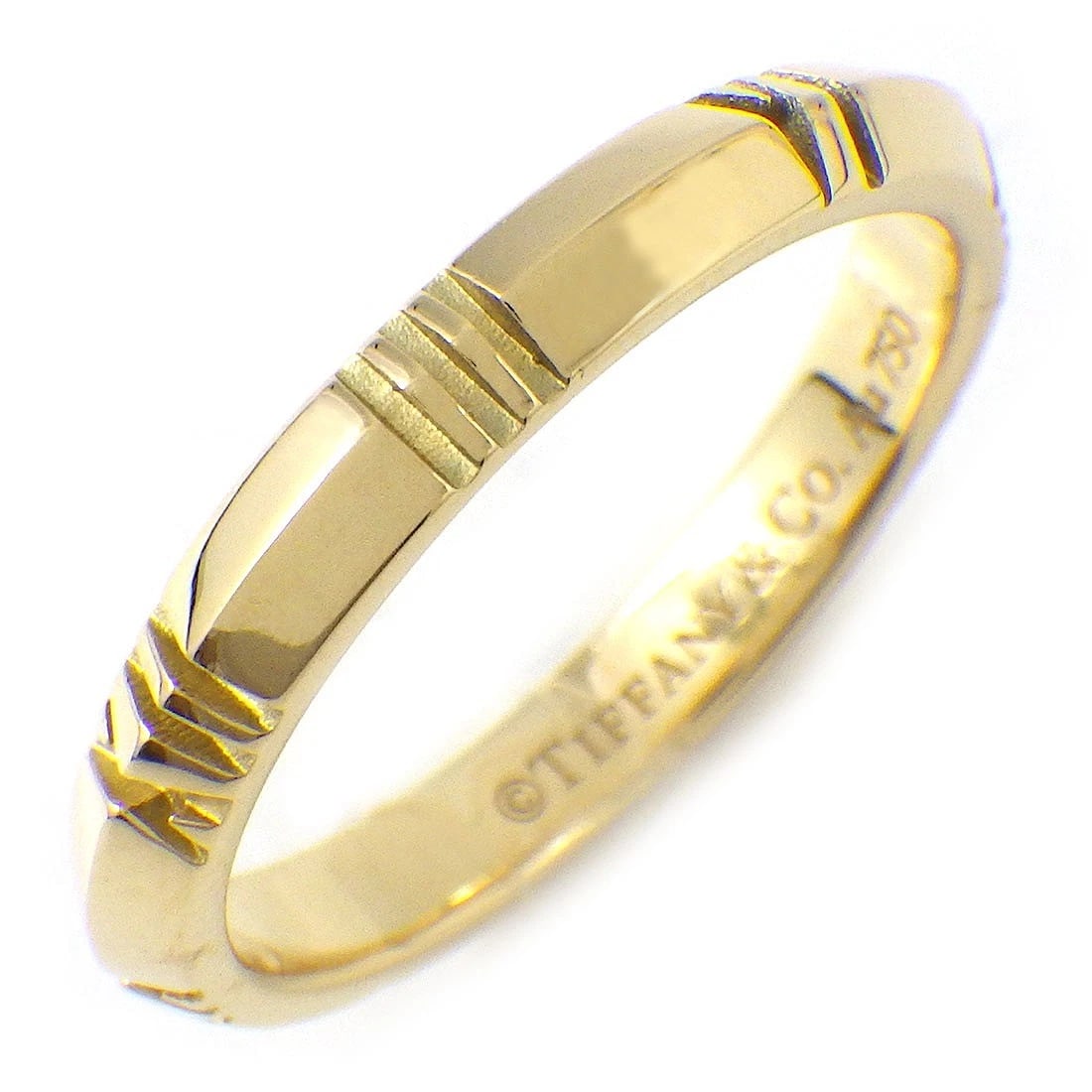 TIFFANY & CO. RING 750(18K) YELLOW GOLD: Tiffany & Co. Ring 750(18K) Yellow Gold Brand: Tiffany & Co. Type/Style: Ring Material: 750(18K) Yellow Gold, Color: Yellow Gold Size: 7US Accessories: None Accessories Notice: When purcha