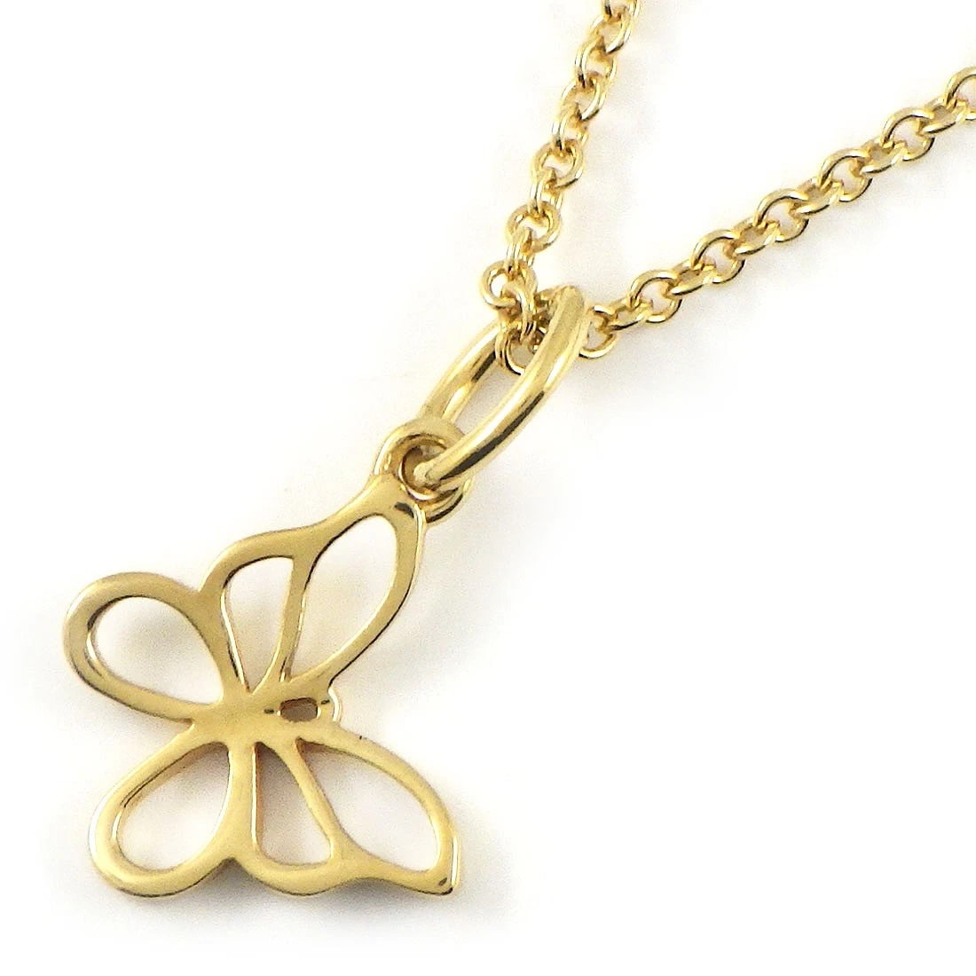 TIFFANY & CO. NECKLACE 750(18K) YELLOW GOLD: Tiffany & Co. Necklace 750(18K) Yellow Gold Brand: Tiffany & Co. Type/Style: Necklace Material: 750(18K) Yellow Gold, Color: Yellow Gold Size: Chain Length : 17.71"(inches) / 45.0cmPendant Top Size : 