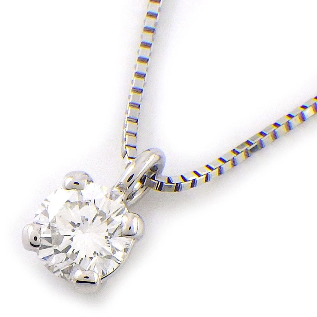 FINE JEWELRY NECKLACE DIAMOND PT900 PT850: Fine Jewelry Necklace Diamond PT900 PT850 Brand: Fine Jewelry Type/Style: Necklace Material: PT900 Platinum,PT850 Platinum, Main Stone Natural Color: Silver Size: Chain Length(Maximum):