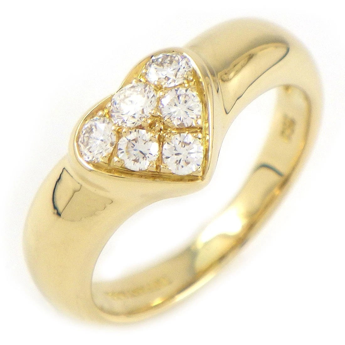 TIFFANY & CO. RING DIAMOND 750 YELLOW GOLD: Tiffany & Co. Ring Diamond 750 Yellow Gold Brand: Tiffany & Co. Type/Style: Ring Material: 750(18K) Yellow Gold, Main Stone Natural Color: Yellow Gold Size: US5 Accessories: None Accessori