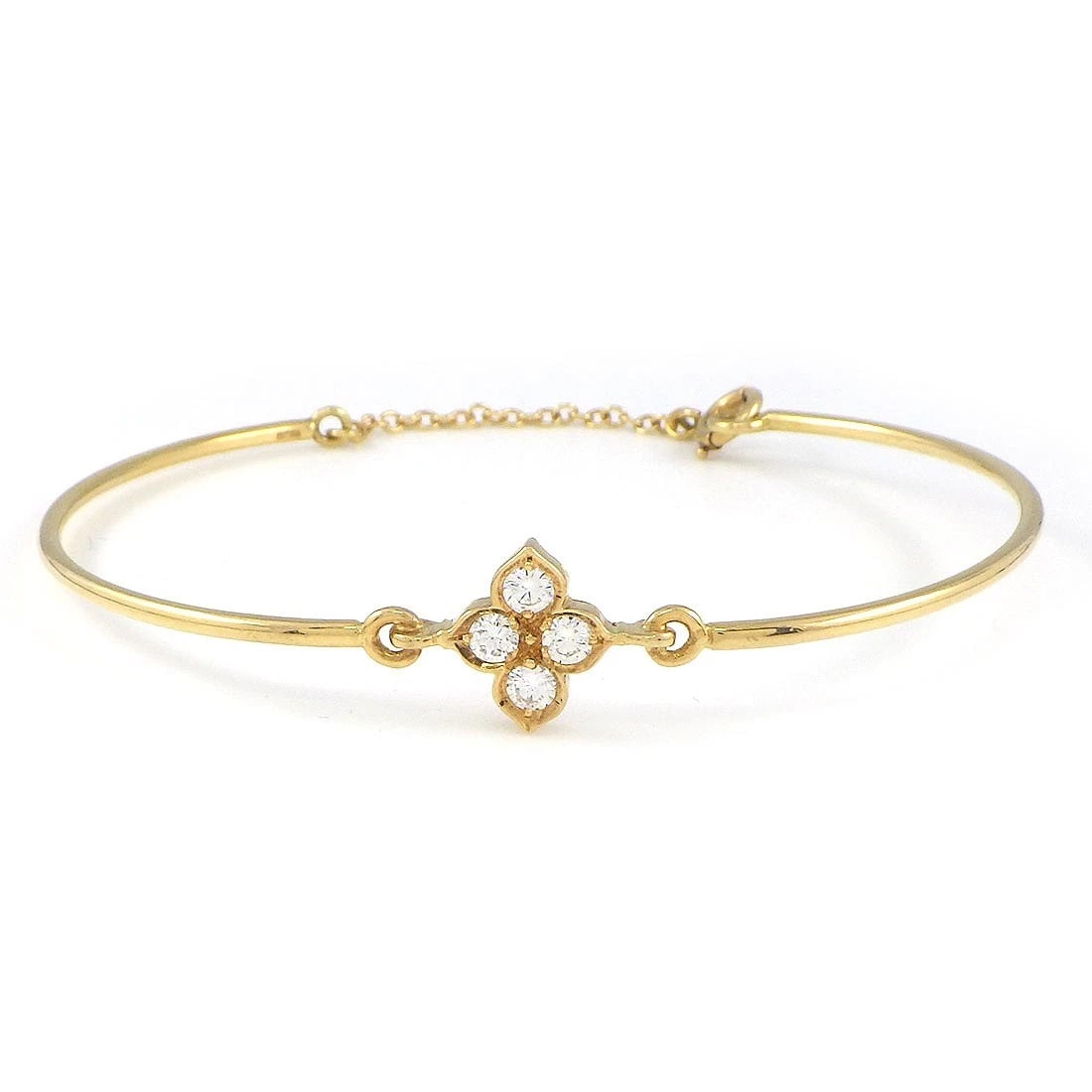 CARTIER BRACELET DIAMOND 750 YELLOW GOLD: Cartier Bracelet Diamond 750 Yellow Gold Brand: Cartier Type/Style: Bracelet Material: 750(18K) Yellow Gold, Main Stone Natural Color: Yellow Gold Size: Wrist Size : 6.88"(inches) / 17.5cmBracelet Wid