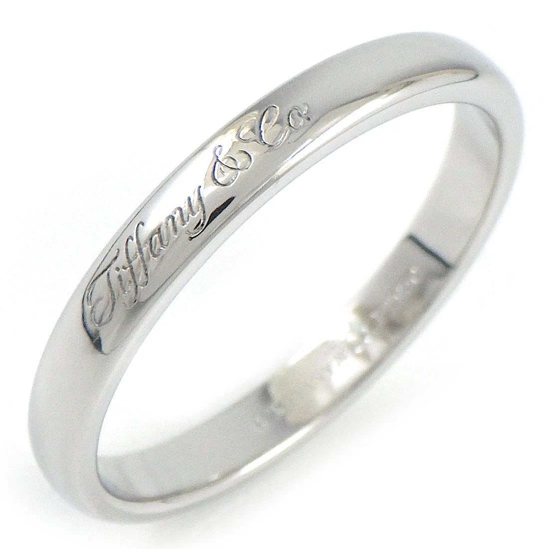 TIFFANY & CO. RING PT950 PLATINUM: Tiffany & Co. Ring PT950 Platinum Brand: Tiffany & Co. Type/Style: Ring Material: PT950 Platinum, Color: Silver Size: US8.75 Accessories: None Accessories Notice: When purchasing pre-owned