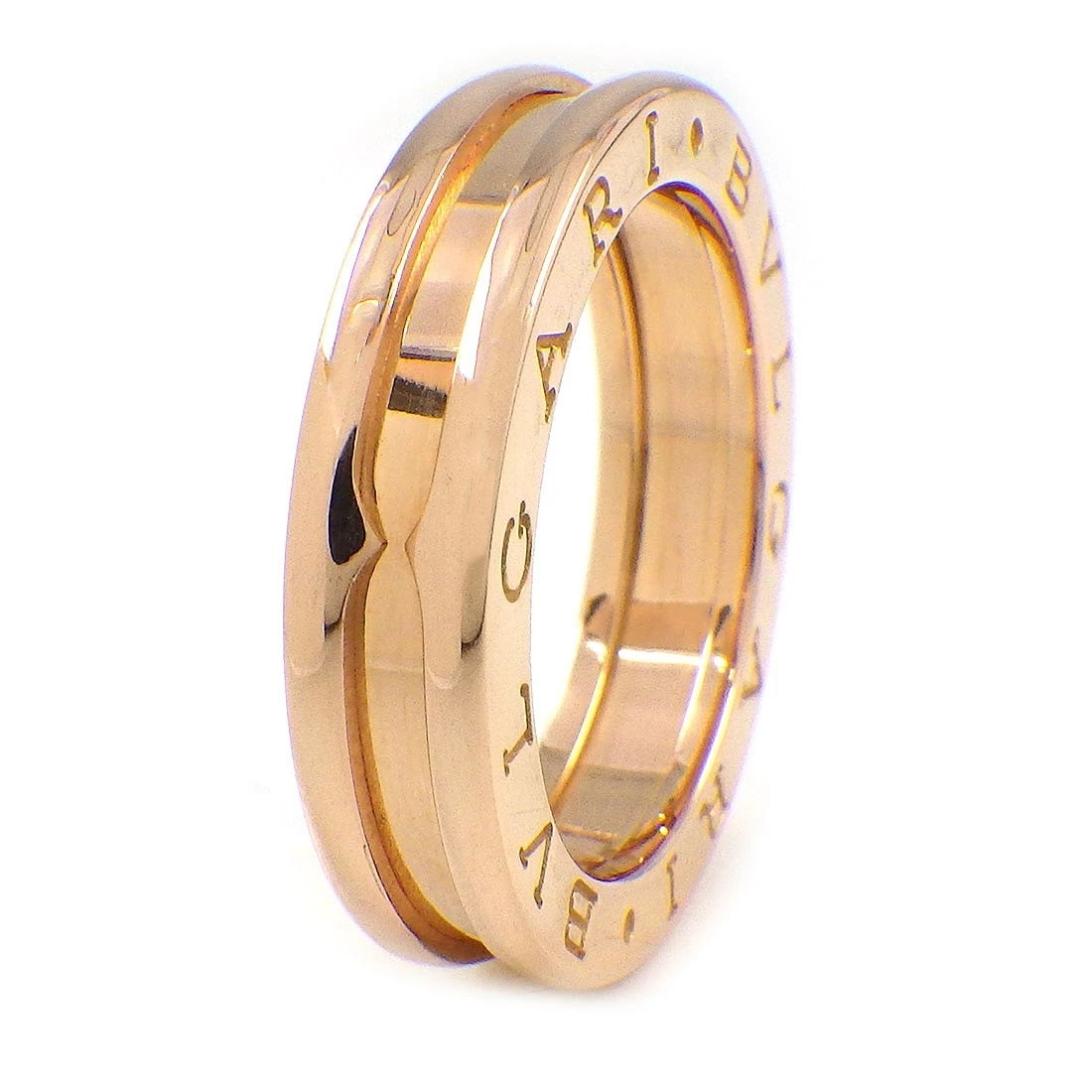 BVLGARI RING 750(18K) ROSE(PINK) GOLD: BVLGARI Ring 750(18K) Rose(Pink) Gold Brand: Bulgari Type/Style: Ring Material: 750(18K) Rose(Pink) Gold, Color: Rose(Pink) Gold Size: 5.5US Accessories: None Accessories Notice: When purc