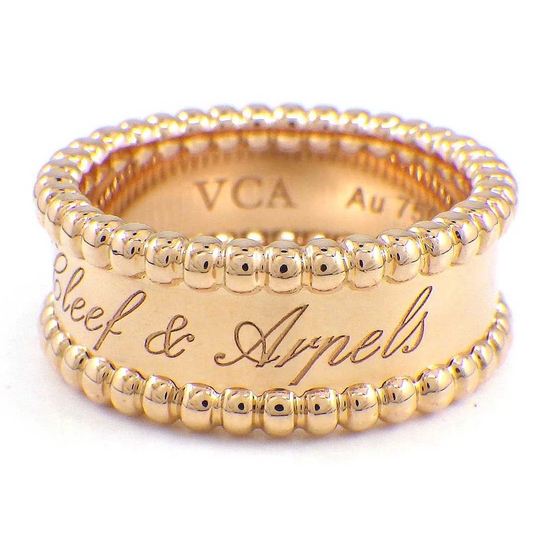 VAN CLEEF & ARPELS RING 750 ROSE GOLD: Van Cleef & Arpels Ring 750 Rose Gold Brand: Van Cleef & Arpels Type/Style: Ring Material: 750(18K) Rose(Pink) Gold, Color: Rose(Pink) Gold Size: 5US Accessories: None Accessories Notice: