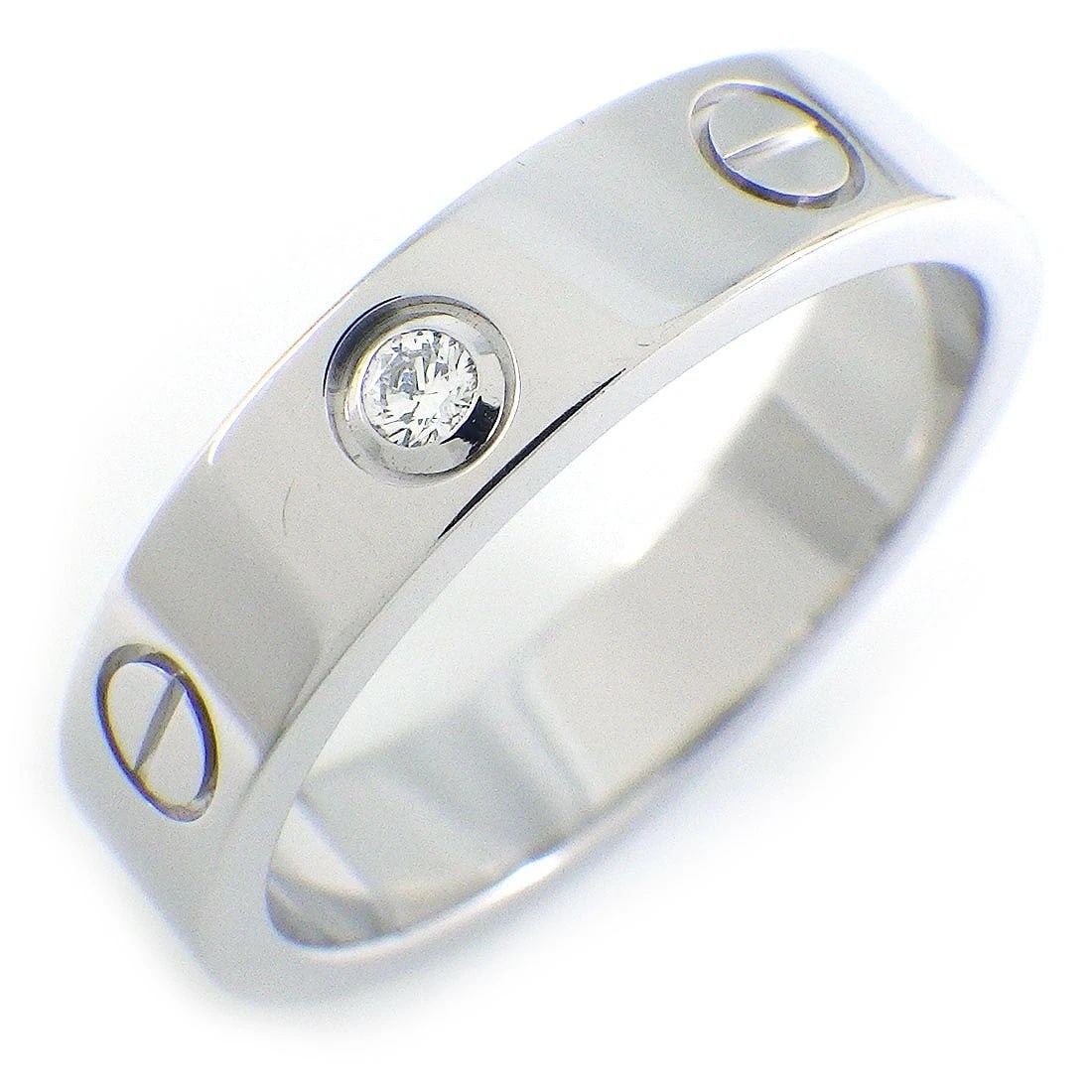 CARTIER RING LOVE DIAMOND 750WG: Cartier Ring Love Diamond 750WG Brand: Cartier Type/Style: Ring Material: 750(18K) White Gold, Color: White Gold Size: US5 Accessories: None Accessories Notice: When purchasing pre-owned g