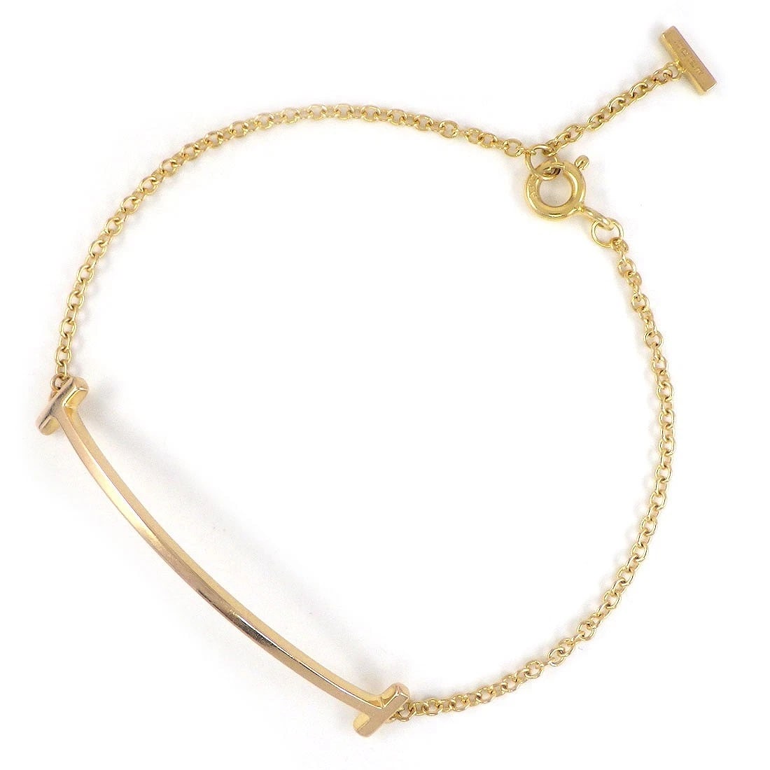 TIFFANY & CO. BRACELET 750(18K) ROSE(PINK) GOLD: Tiffany & Co. Bracelet 750(18K) Rose(Pink) Gold Brand: Tiffany & Co. Type/Style: Bracelet Material: 750(18K) Rose(Pink), Color: Rose(Pink) Gold Size: Wrist Size : 5.98"(inches) / 15.2cmMotif Size : W 