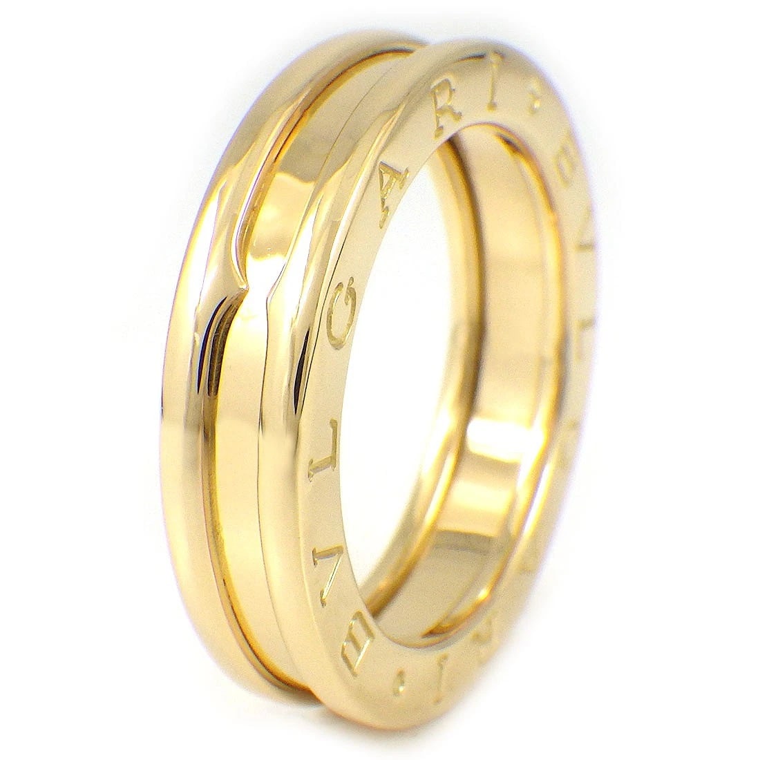 BVLGARI RING 750(18K) YELLOW GOLD: BVLGARI Ring 750(18K) Yellow Gold Brand: BVLGARI Type/Style: Ring Material: 750(18K) Yellow Gold, Color: Yellow Gold Size: 6US Accessories: None Accessories Notice: When purchasing pre-own