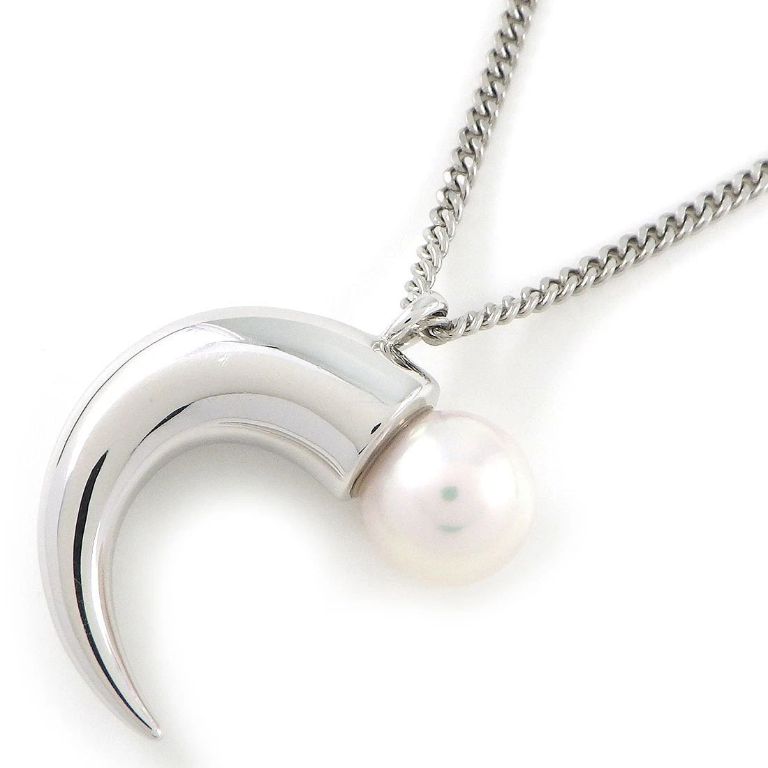 TASAKI NECKLACE AKOYA PEARL 750(18K) WHITE GOLD: TASAKI Necklace Akoya Pearl 750(18K) White Gold Brand: TASAKI Type/Style: Necklace Material: 750(18K) White Gold, Main Stone Pearl Color: White Gold Size: Chain Length : 28.54" - 32.36"(inches) / 72.5