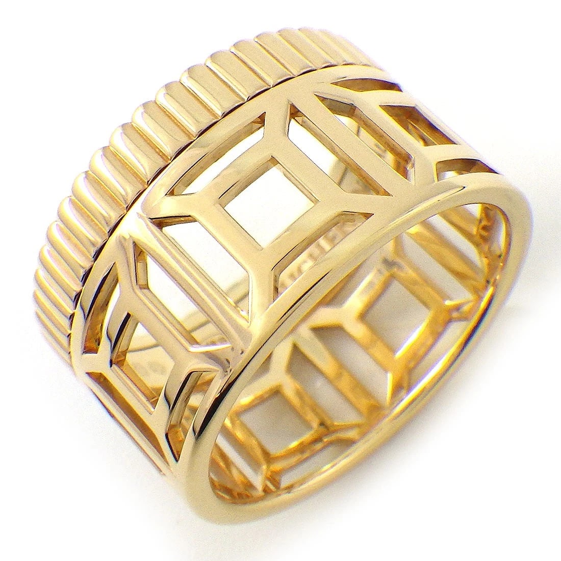 BOUCHERON RING 750(18K) YELLOW GOLD: BOUCHERON Ring 750(18K) Yellow Gold Brand: BOUCHERON Type/Style: Ring Material: 750(18K) Yellow Gold, Color: Yellow Gold Size: US5.75 Accessories: None Accessories Notice: When purchasing