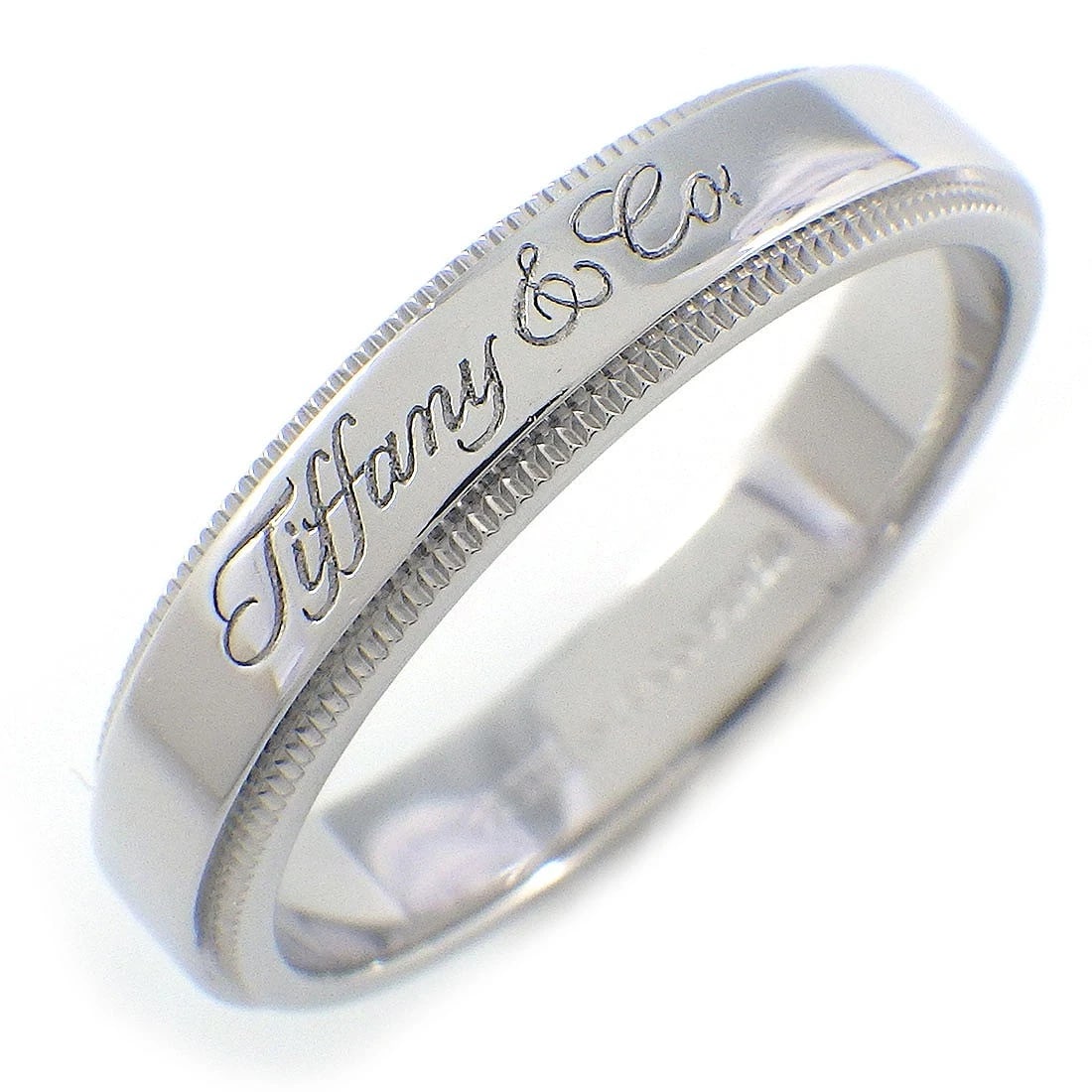 TIFFANY & CO. RING PT950: Tiffany & Co. Ring PT950 Brand: Tiffany & Co. Type/Style: Ring Material: PT950 Platinum, Color: Silver Size: US8.25 Accessories: None Accessories Notice: When purchasing pre-owned goods, p