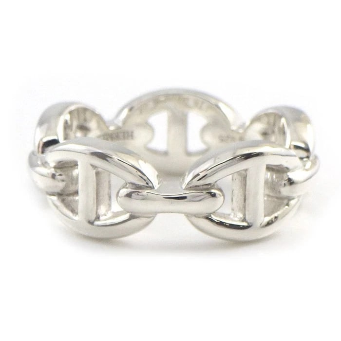 HERMES RING CHAINE D'ANCRE ENCHAINEE SILVER 925 (1 of 2)