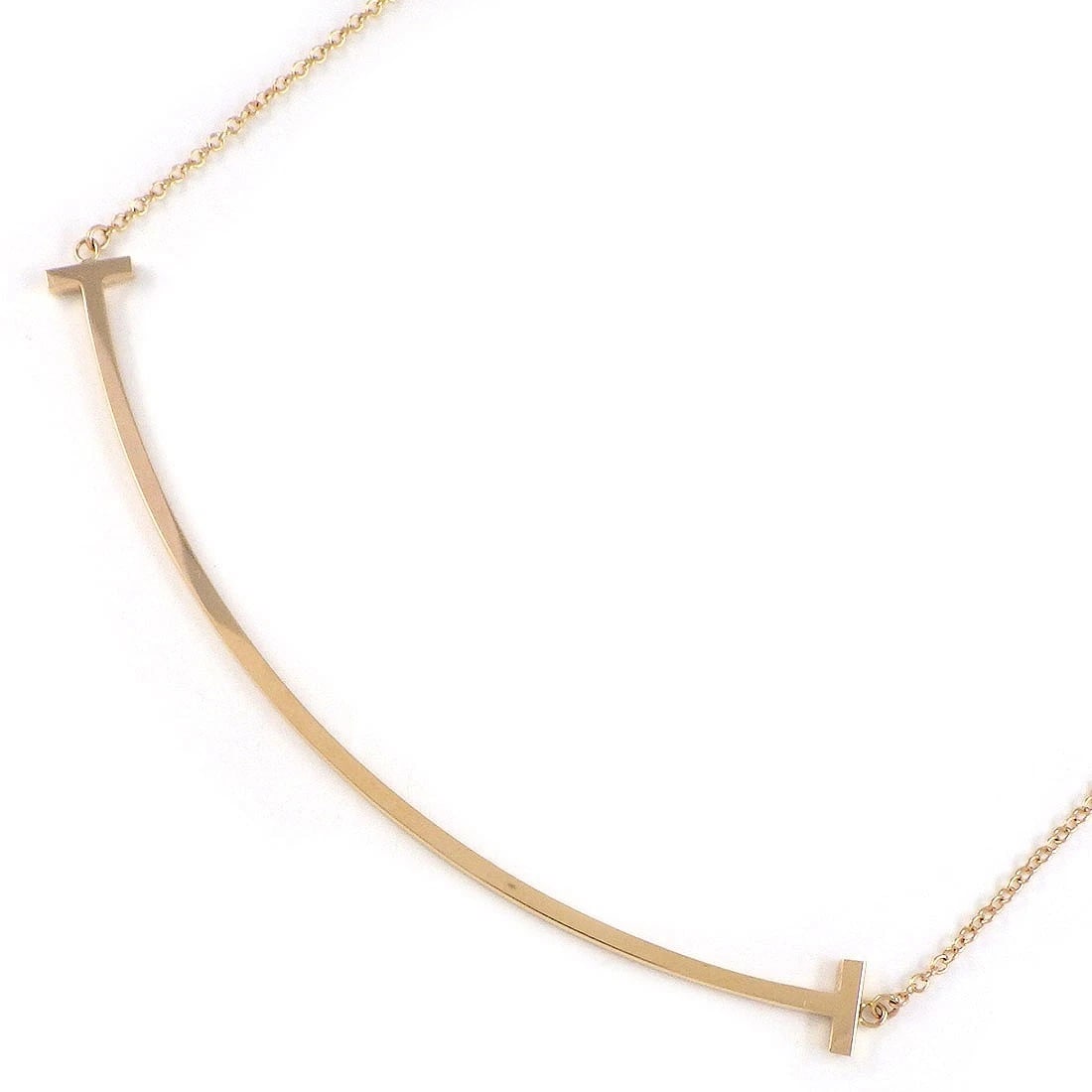 TIFFANY & CO. NECKLACE 750(18K) ROSE(PINK) GOLD: Tiffany & Co. Necklace 750(18K) Rose(Pink) Gold Brand: Tiffany & Co. Type/Style: Necklace Material: 750(18K) Rose(Pink) Gold, Color: Rose(Pink) Gold Size: Chain Length : 15.86" & 17.91"(inches) / 40.3