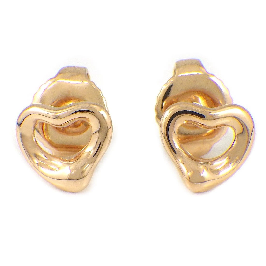 TIFFANY & CO. PIERCED EARRINGS 750RG: Tiffany & Co. Pierced Earrings 750RG Brand: Tiffany & Co. Type/Style: Earrings Material: 750(18K) Rose(Pink) Gold, Color: Rose(Pink) Gold Size: W 0.27" x H 0.27"(inches) / W 7.0mm x H 6.9mm Access