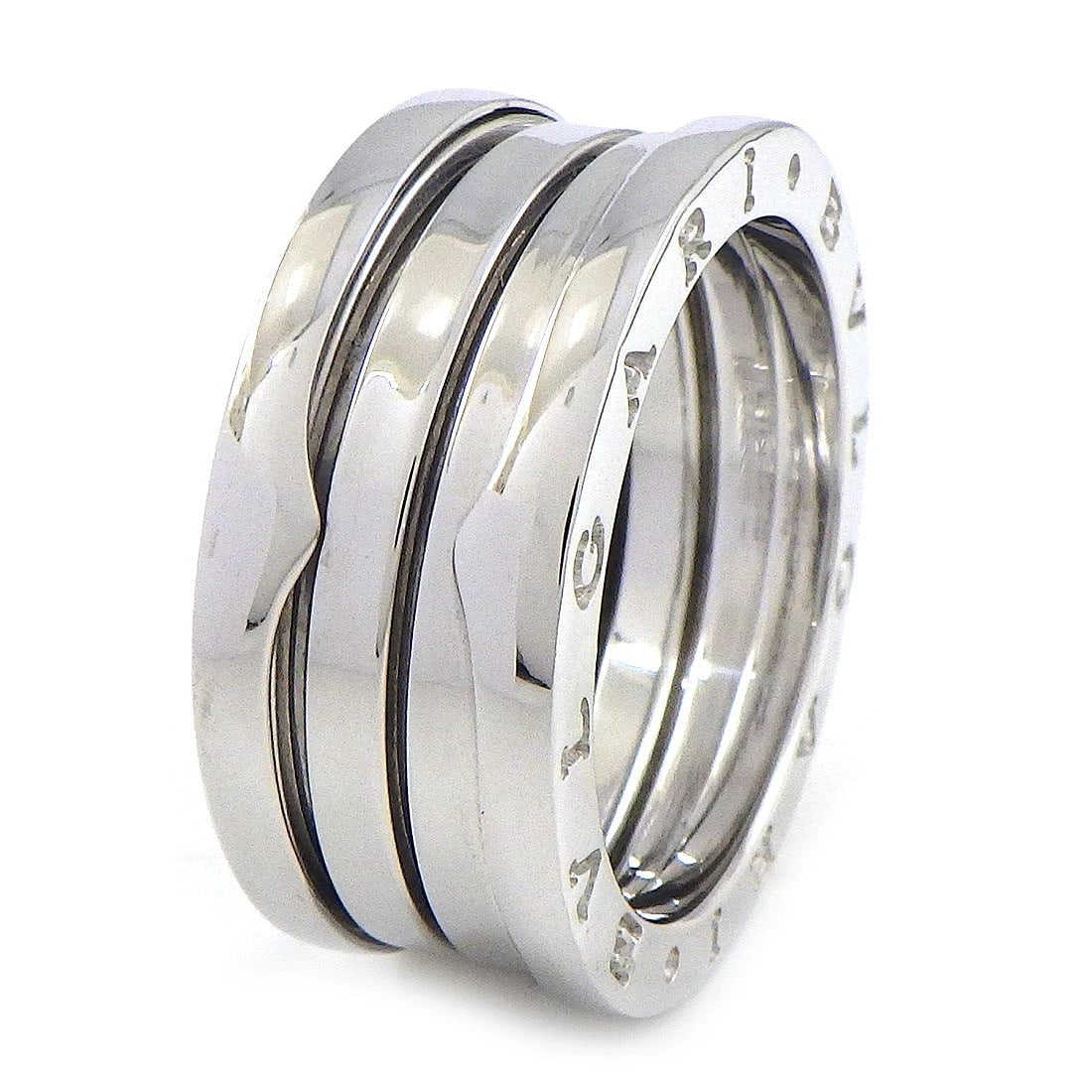 BVLGARI RING B-ZERO1 750(18K) WHITE GOLD: BVLGARI Ring B-zero1 750(18K) White Gold Brand: BVLGARI Type/Style: Ring Material: 750(18K) White Gold, Color: White Gold Size: US6.75 Accessories: None Accessories Notice: When purchasing pre-owned