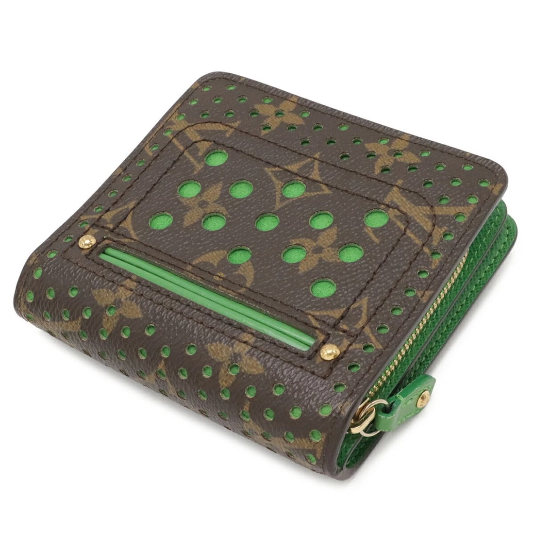 LOUIS VUITTON MONOGRAM PERFORATED COMPACT - 3