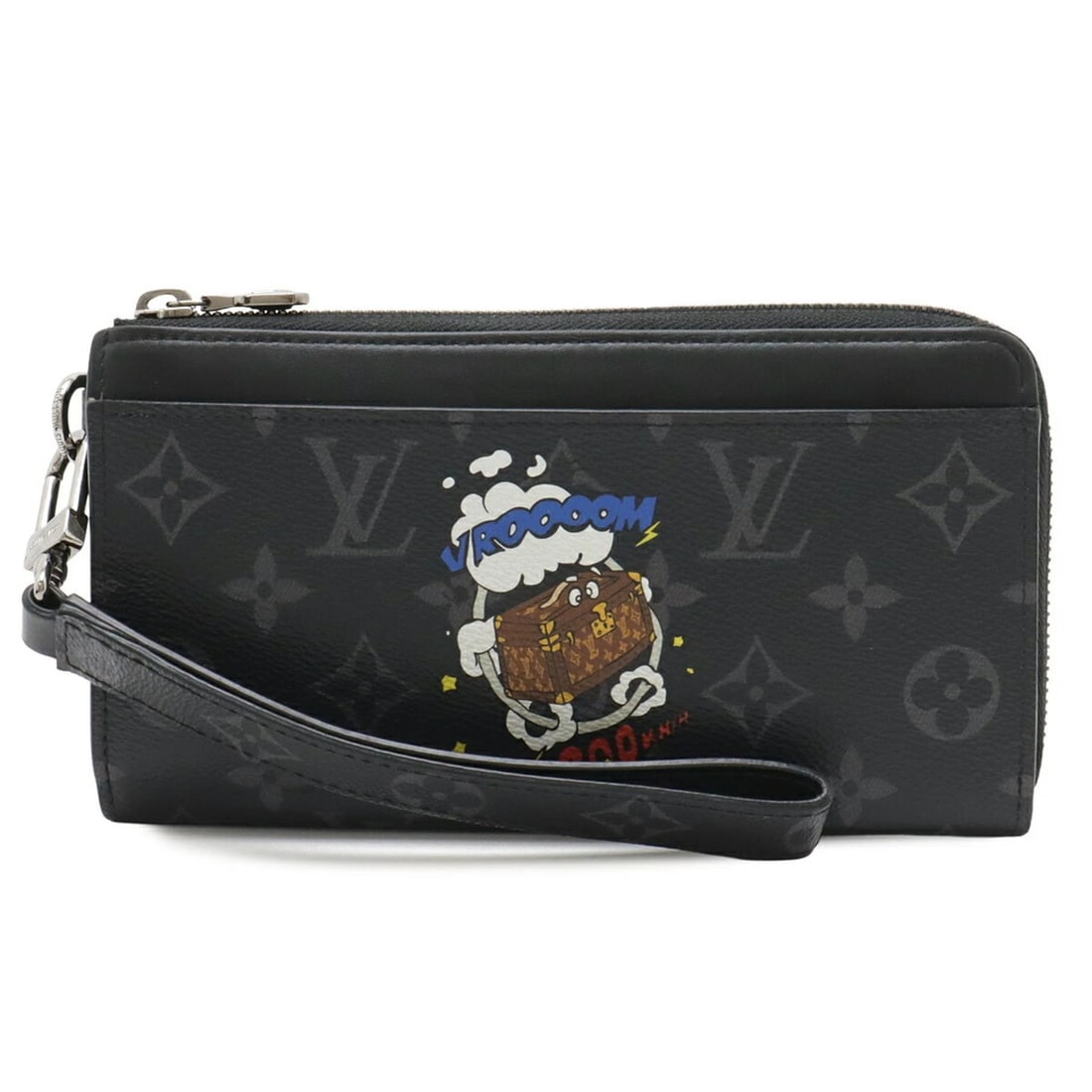 LOUIS VUITTON MONOGRAM ECLIPSE ZIPPY DRAGONNE - 2